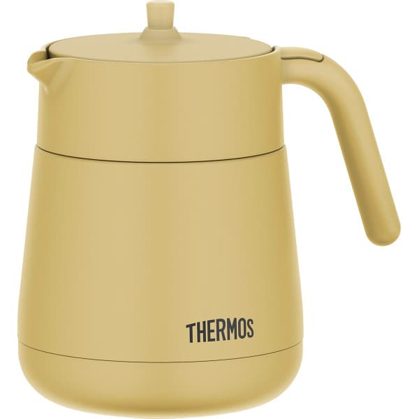 THERMOS 真空断熱ティーポット 700ml（ベージュ）TTE-700BE×1個の商品画像