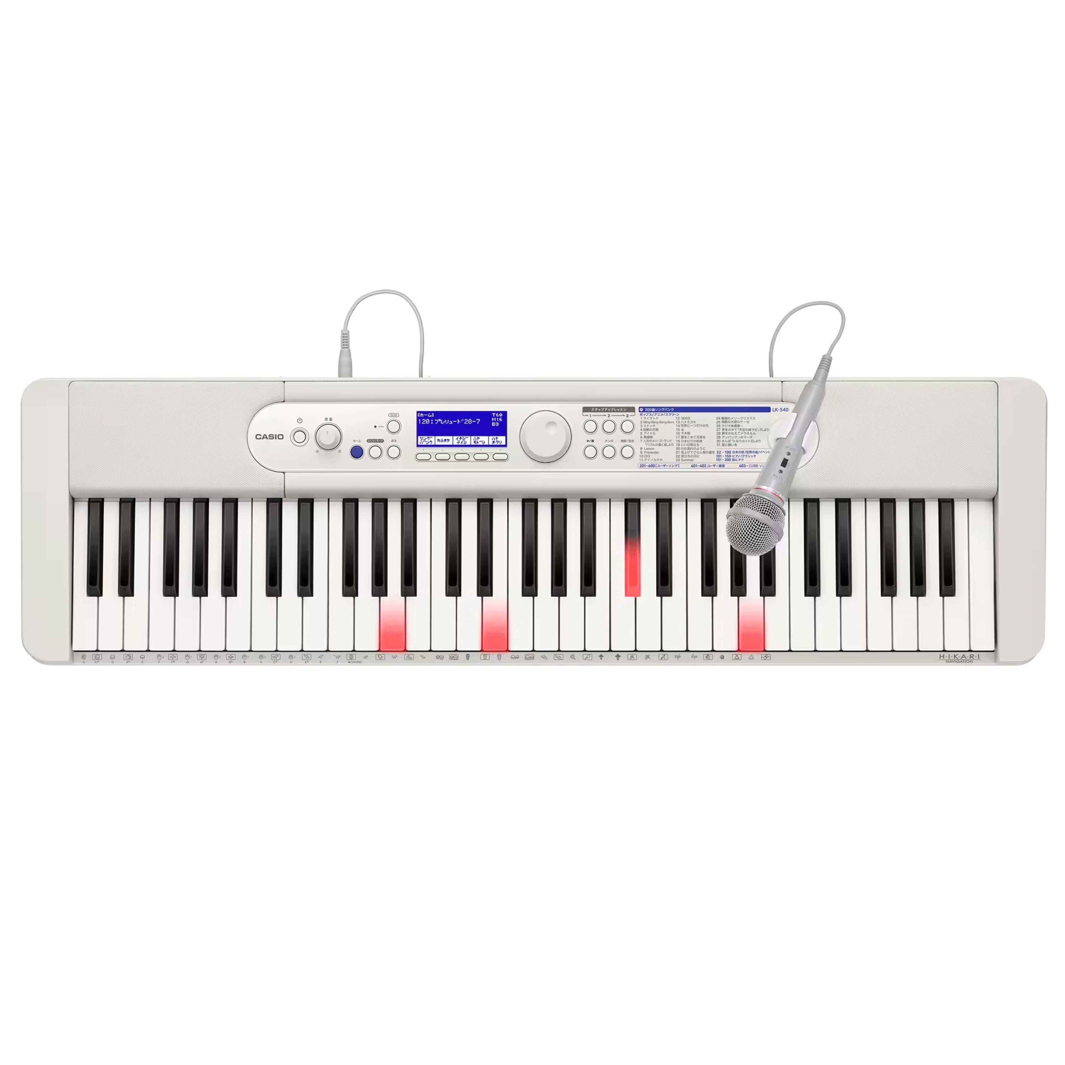 CASIO CASIO Casiotone 光ナビゲーションキーボード LK-540WE