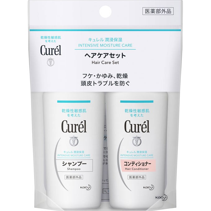 Kao 花王 キュレル シャンプー＆コンディショナー ミニセット（45ml＋45ml）×1個 Curel レディースヘアシャンプーの商品画像