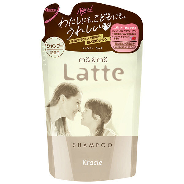 Kracie ma＆me Latte モイストリペア シャンプー レフィル 360ml×1個 ma＆me Latte レディースヘアシャンプーの商品画像