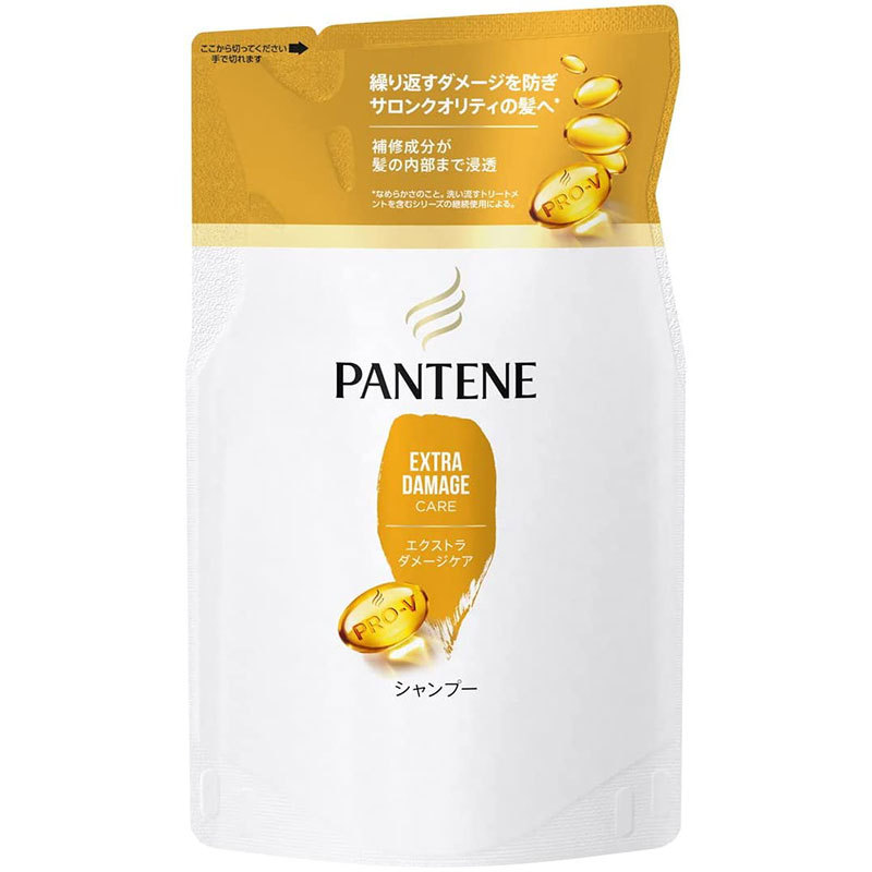 P&G パンテーン エクストラダメージケア シャンプー 詰め替え 300ml×1個 パンテーン レディースヘアシャンプーの商品画像