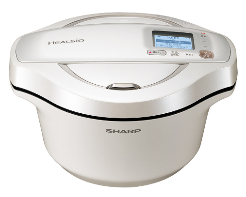 本体のみ ホットクック ヘルシオ シャープ 水なし自動調理鍋 ホワイト