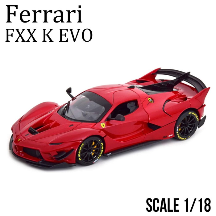 Bburago 1/18 FXX K EVO （レッド） おもちゃのミニカー - 最安値