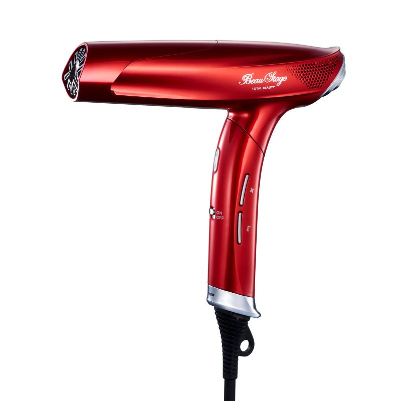 新品美容院専売品ヘアドライヤー赤エレガンジェットBeauStage - 通販