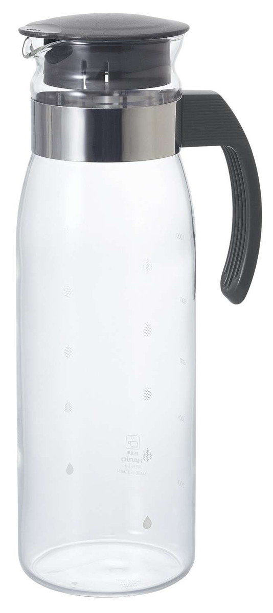 HARIO ハリオ 冷蔵庫ポットスリム N 1400ml RPLN-14-CGR（チャコールグレ）の商品画像
