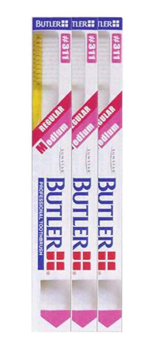 SUNSTAR(日用品) サンスター バトラー 歯ブラシ #311 × 3本 BUTLER（SUNSTAR） 歯ブラシの商品画像