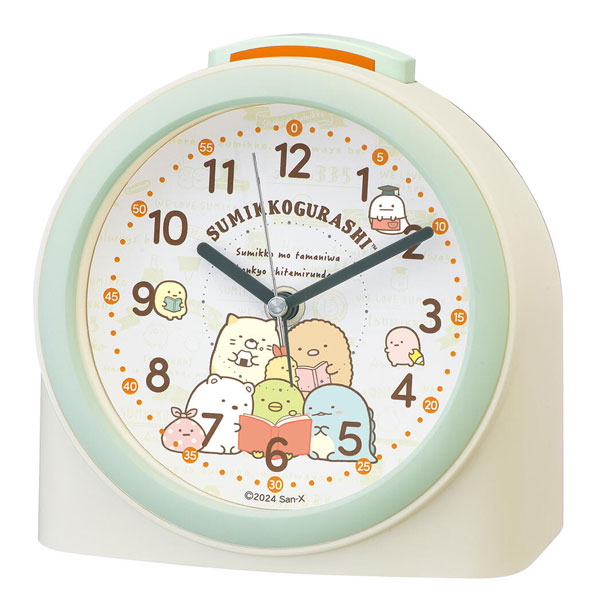 セイコー 目ざまし時計 すみっコぐらし アイボリー CQ167Cの商品画像