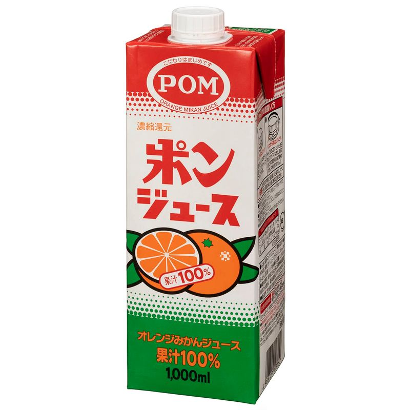 POM ポンジュース 紙パック 1L×6の商品画像