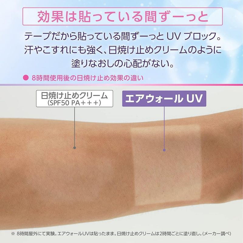 skinix air wall UV approximately 97% UV block film some stains taking .... removal after care . stick sunscreen waterproof tape bandage M