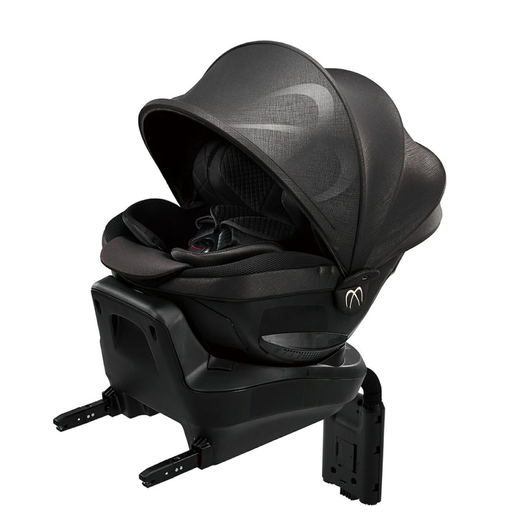 5種おまけ付き チャイルドシート 新生児 isofix クルットR ザ ファースト2 エールベベ 赤ちゃん ベビー 回転式 くるっと（JANコード: 4973007215141） ベビーシート、チャイルドシート本体の商品画像