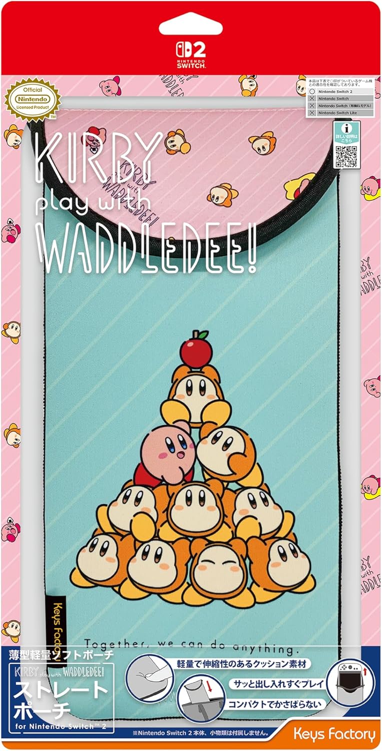 カービィ play with ワドルディ ストレートポーチ for Nintendo Switch 2