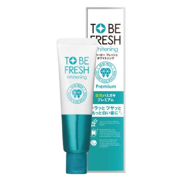 TO BE FRESH トゥービーフレッシュ ホワイトニング プレミアム 60g × 1本 歯磨き粉の商品画像
