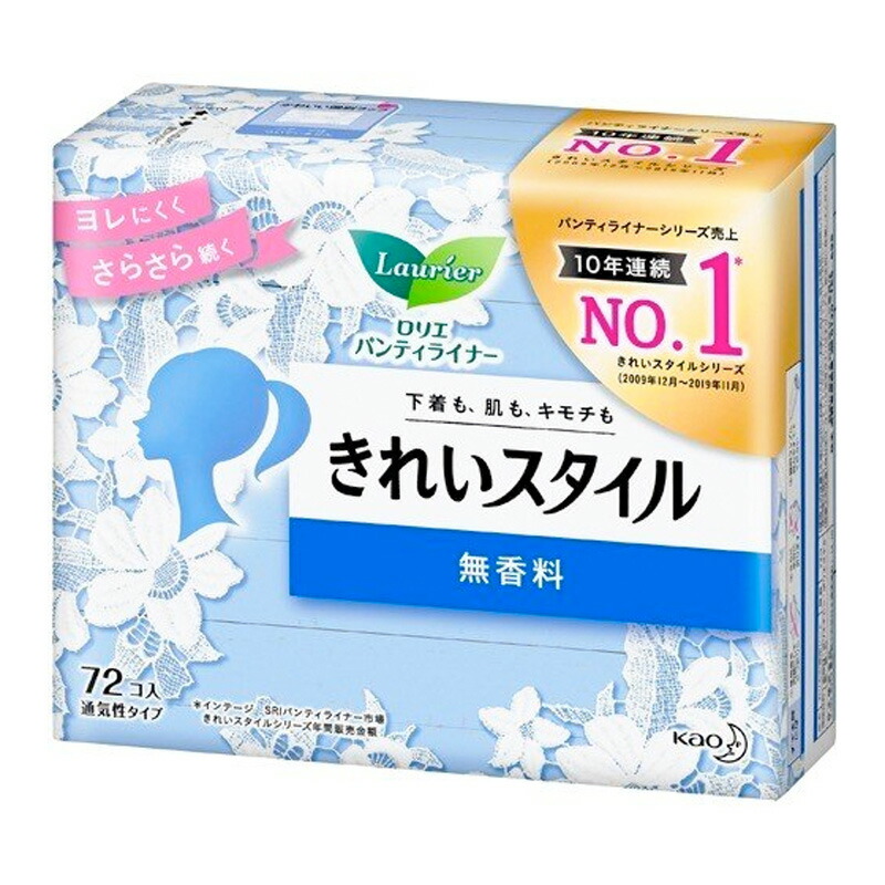 ロリエ きれいスタイル 無香料 羽なし 14cm 72コ入り×1個の商品画像