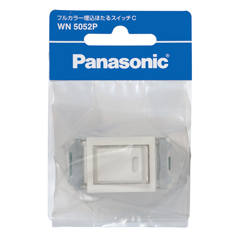 Panasonic Panasonic 埋込ほたるスイッチC（3路/ネーム付）/P WN5052P×1個 電設用スイッチの商品画像