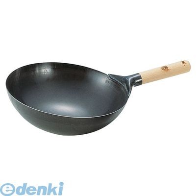 SA 鉄 プレス木柄 北京鍋 36cm 9-0424-0904 APK-12036の商品画像