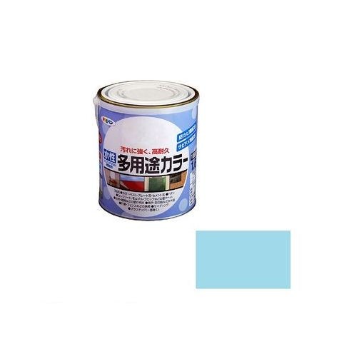 アサヒペン アサヒペン 水性多用途カラー 水色 1.6L ペンキ、塗料の商品画像