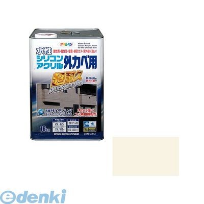 アサヒペン 水性シリコンアクリル外かべ用 アイボリー 16kgの商品画像
