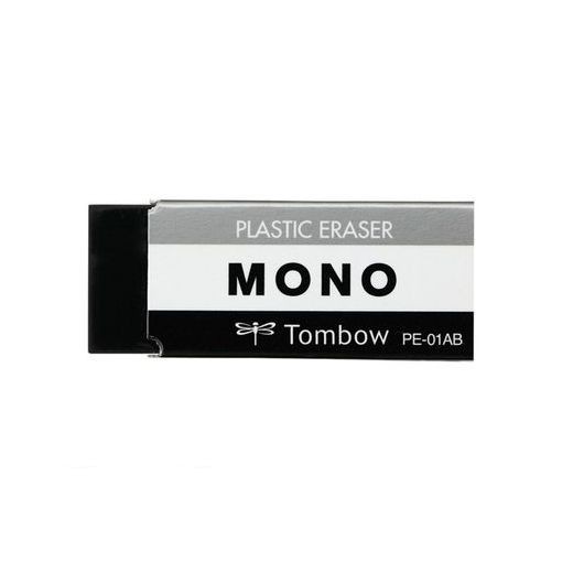 トンボ鉛筆 MONO モノ消しゴム ブラック PE-01AB ×1セット MONO 消しゴムの商品画像