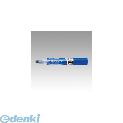 ホワイトボードマーカー ノックル 平芯 太字 （青） EMWL6W-C 1本