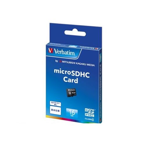 三菱ケミカルメディア Verbatim MHCN16GYVZ1 （16GB） MicroSDメモリーカードの商品画像