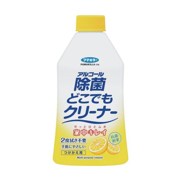 フマキラー アルコール 除菌 どこでもクリーナー つけかえ用/300ml×1の商品画像