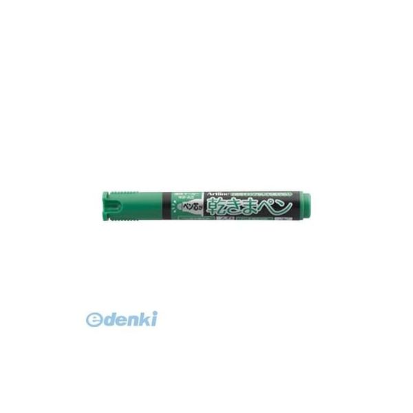 シヤチハタ 乾きまペン 油性マーカー 中字・丸芯 （緑） K-177N ×1本の商品画像