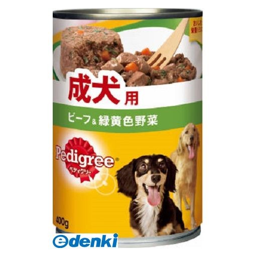 マースジャパン ペディグリー 成犬用 ビーフ＆緑黄色野菜 400g ドッグフード ウエットフードの商品画像