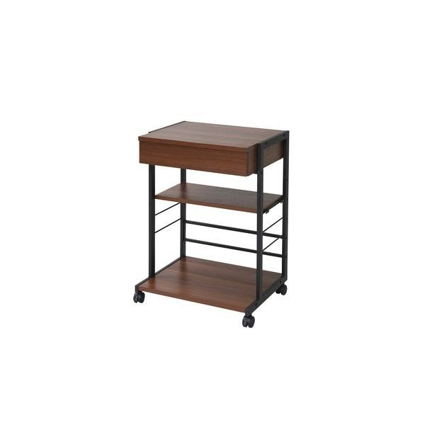デスク　無印良品　ワゴン付き 人気のMUJI(無印良品)のオーク材パーソナルデスク&ワゴン。シンプルで