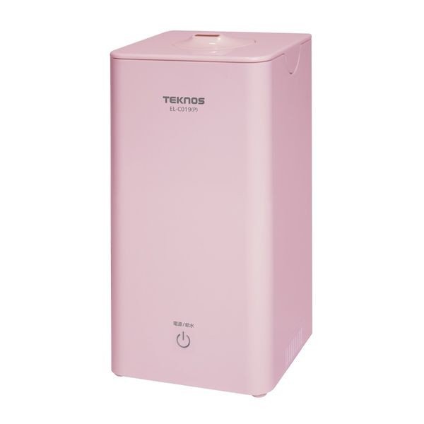 TEKNOS TEKNOS 超音波加湿器1.0L EL-C019-P（ピンク） 加湿器 - 最安値