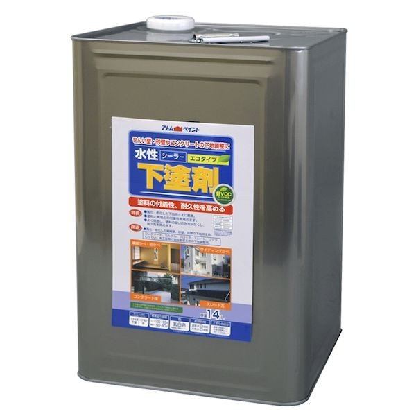 アトムサポート アトムハウスペイント 水性下塗剤 14L アトムハウスペイント ペンキ、塗料の商品画像