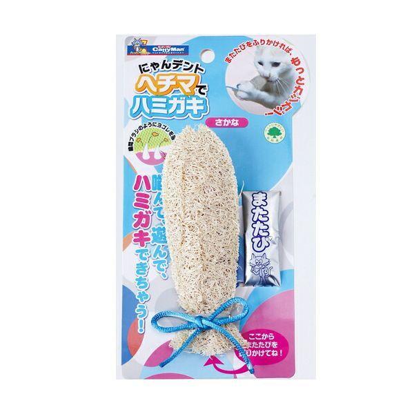キャティーマン にゃんデント ヘチマでハミガキ さかな×1個の商品画像