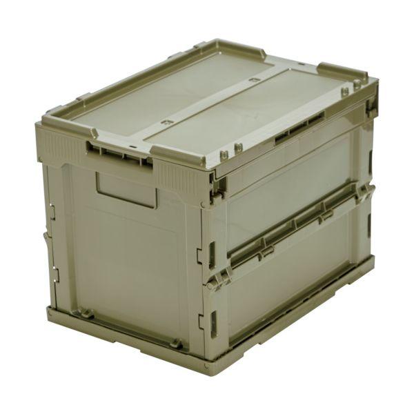 トラスコ中山 TRUSCO オリコンα折りたたみコンテナ フタ付 20L OD色 TR-SC20-ODの商品画像