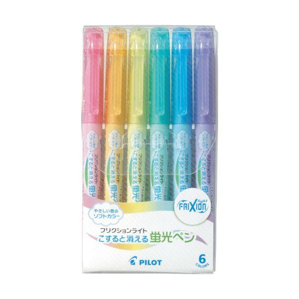 フリクションライト ソフトカラー 6色セット SFL-60SL-6CS ×1セットの商品画像
