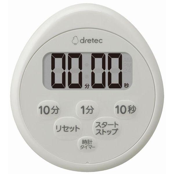 ドリテック 時計付防水タイマー T-611LG（ライトグレー）×1個の商品画像
