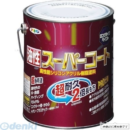 アサヒペン アサヒペン 油性スーパーコート 新茶 1.6L ペンキ、塗料の商品画像