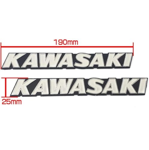 TONAUA KAWASAKI Kawasaki Zephyr 750 /1100 для универсальный цельный эмблема белый цвет 2 шт. комплект 