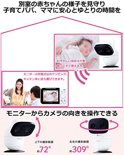 [ stock equipped ] KX-HC705-W Panasonic monitor indoor camera sma@ Home setting un- necessary baby monitor KX-HC705-W