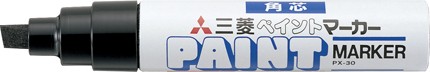 ペイントマーカー 太字角芯 （黒） PX30.24 ×1本の商品画像