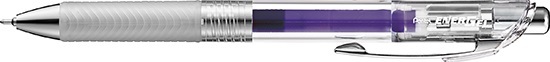 ぺんてる エナージェル インフリー 砲弾チップ（細字）クリア（バイオレット）0.7mm BL77TL-V×1本 エナージェル ボールペンの商品画像