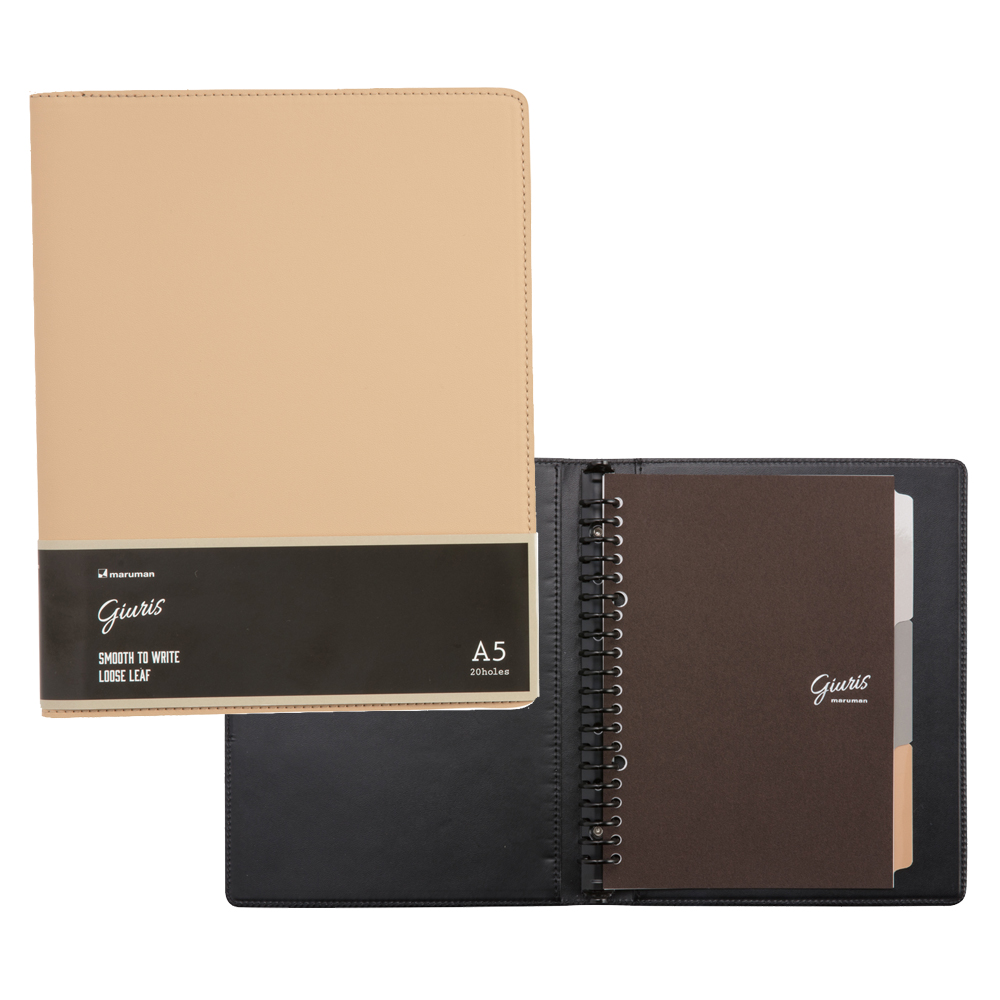 マルマン ジウリス バインダー A5（ベージュ）F290-21×1冊の商品画像