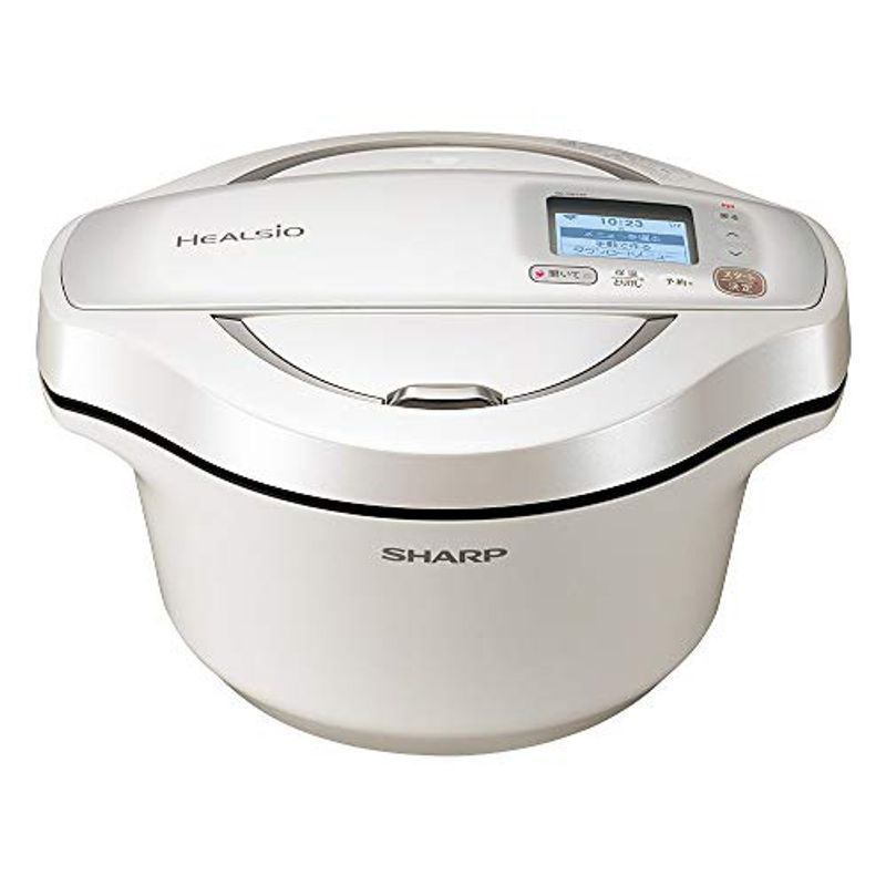 82%OFF!】 ズーキャスト4シャープ 水なし自動調理鍋 1.6L ホワイト系