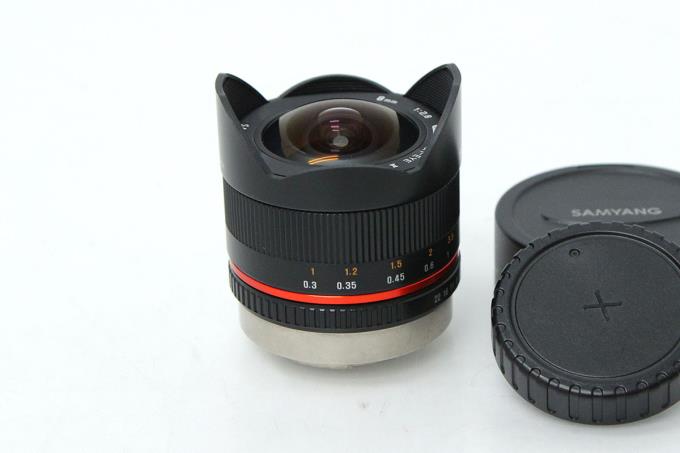 サムヤン 8mm F2.8 UMC Fish-eye II フジXFマウント用（ブラック