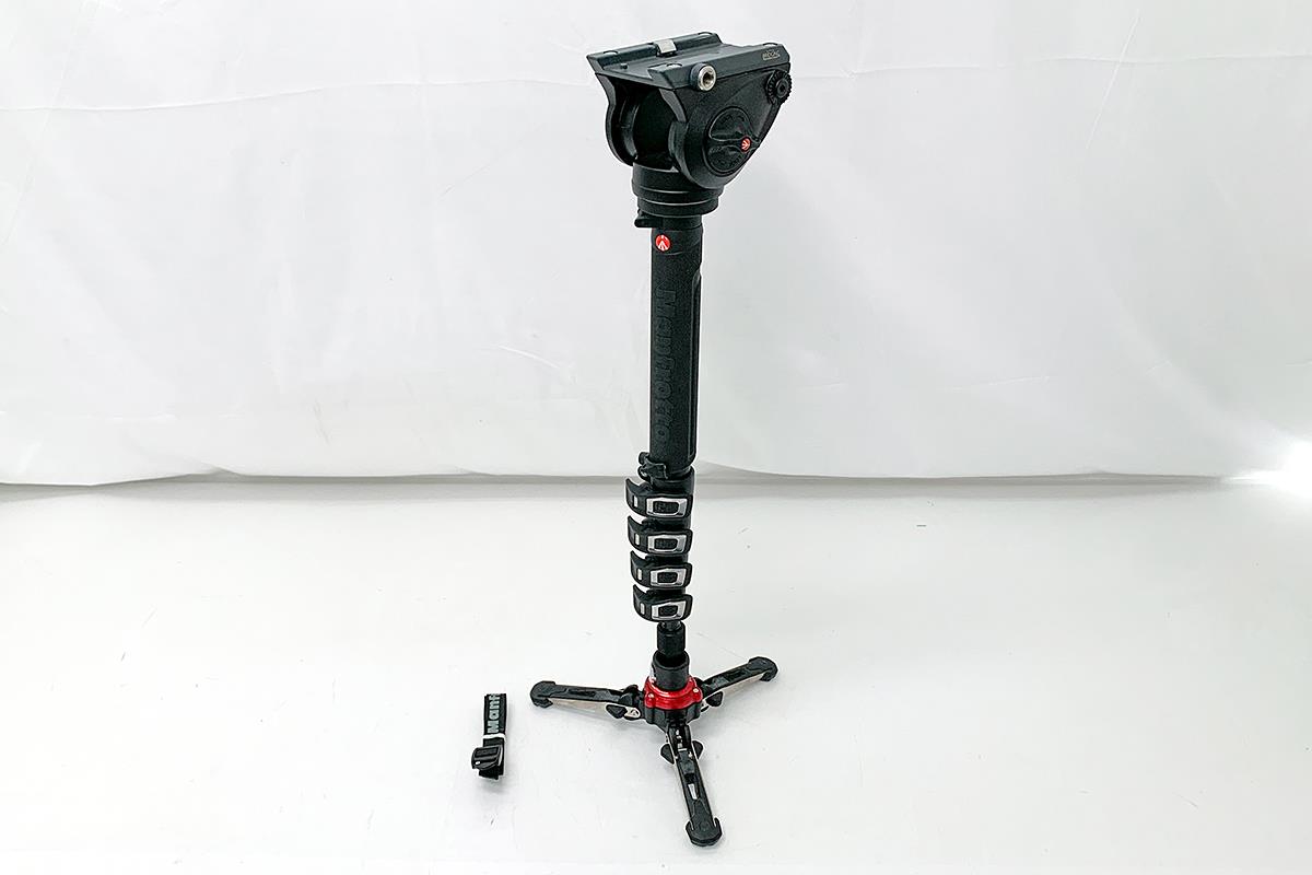  beautiful goods l Manfrotto MVMXPROA5 fluid video one leg aluminium 5 step platform attaching γH3007-2F