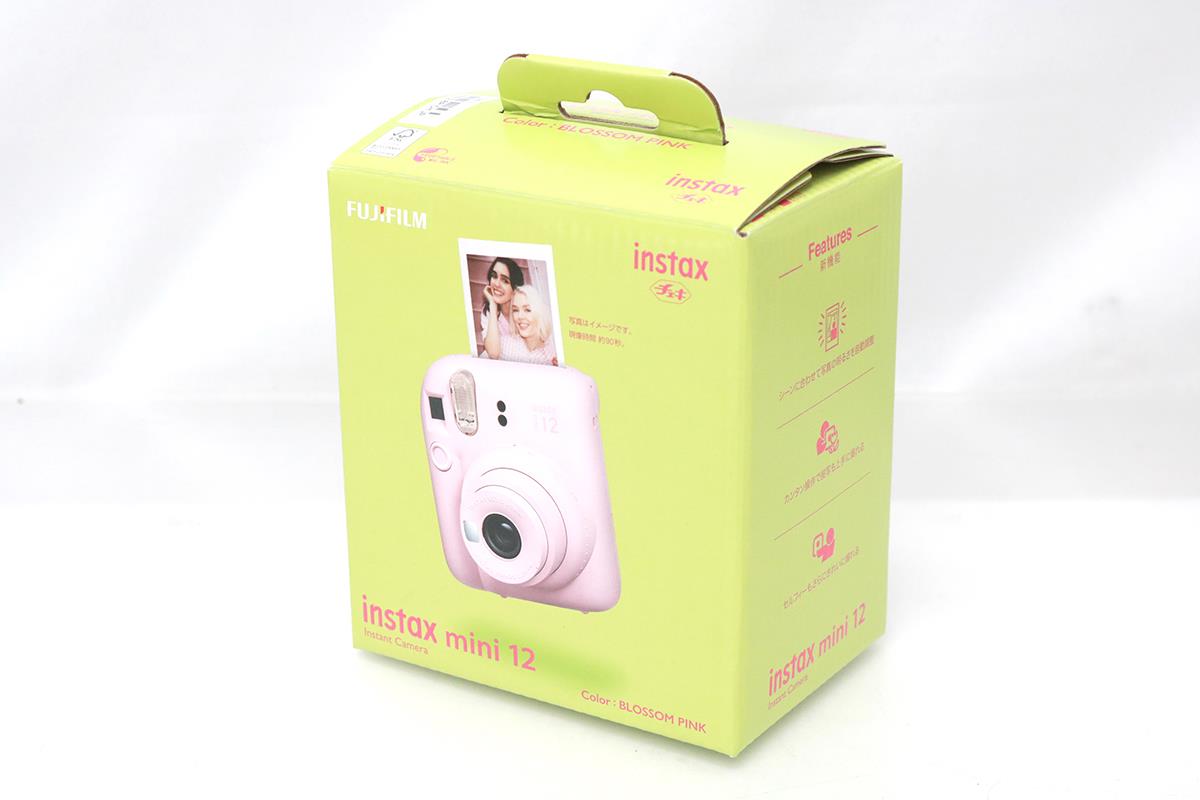 instax mini 12 ブロッサムピンク【★保証書付】 FUJIFILM チェキ インスタントカメラ instax mini 12 ブロッサムピンク