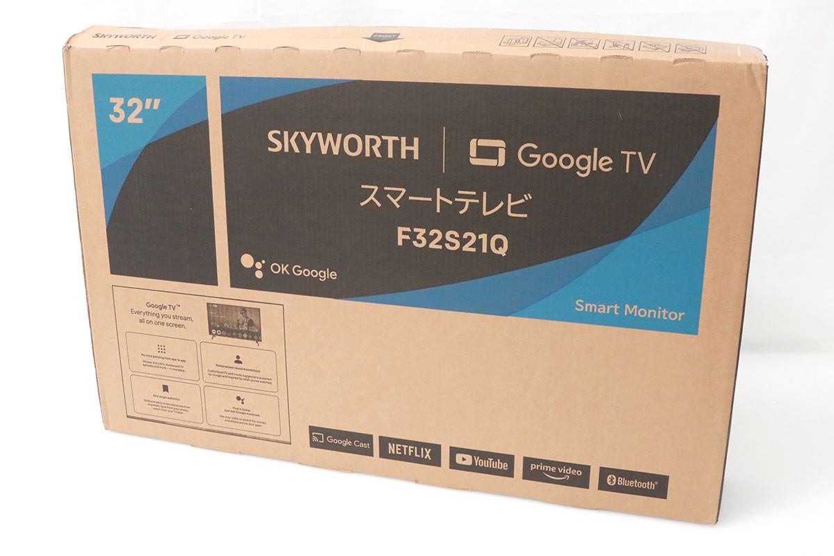 新品・未使用】SKYWORTH F32S21Q スマートテレビ 32インチ Google TV
