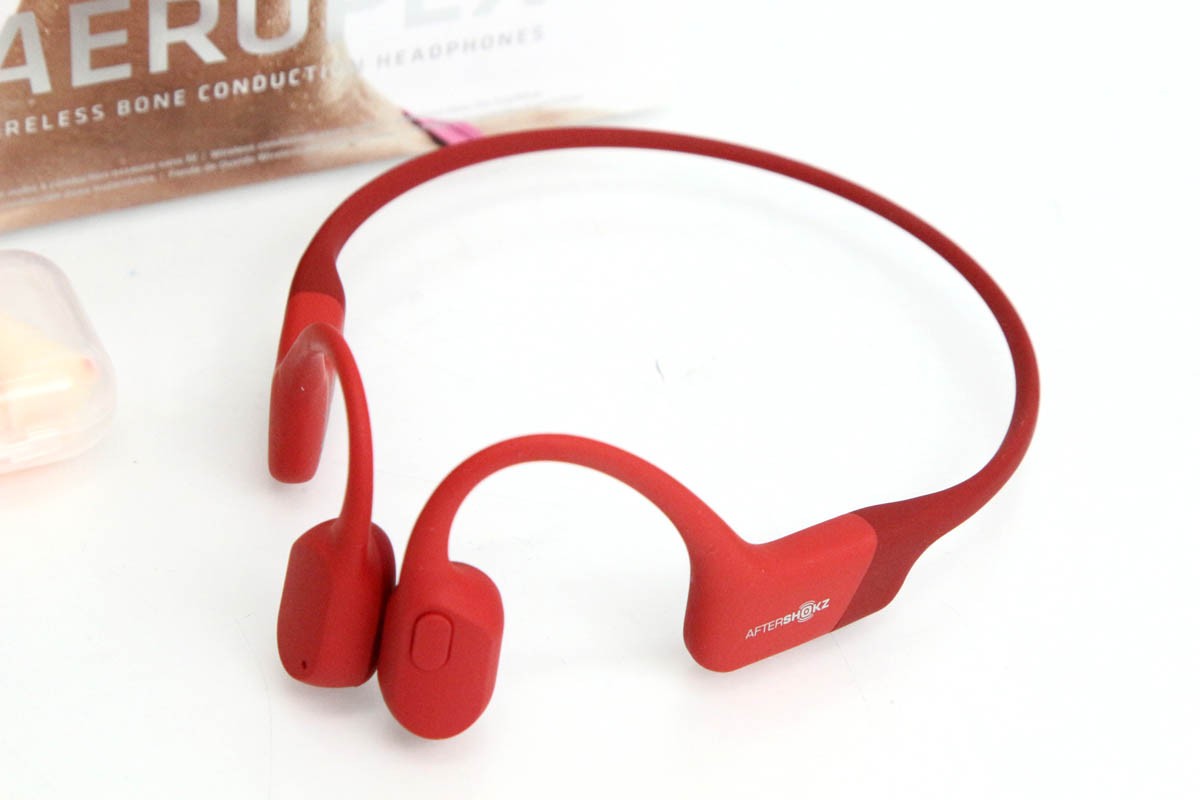 AFTERSHOKZ AFT-EP-000014 ワイヤレス骨伝導イヤホン Shokz AfterShokz AFT-EP-000014 AfterShokz Aeropex Solar Red