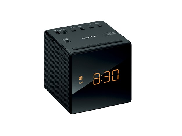 FM/AMクロックラジオ ICF-C1/B ブラックの商品画像