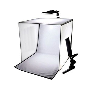 LPL LEDウェブスタジオセットWS-520B ボックス＋トップライト1灯＋サイドライト1灯 L18572 ミニスタジオの商品画像