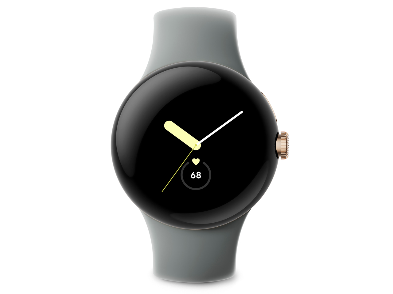 Google Pixel Watch Champagne Goldステンレスケース/Hazelアクティブバンド Google Pixel スマートウォッチ本体の商品画像