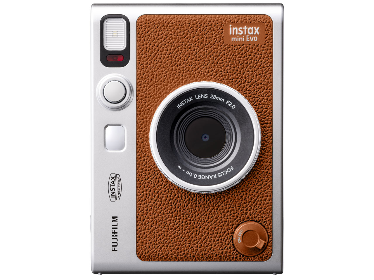 チェキ instax mini Evo USB Type-C対応モデル （ブラウン）の商品画像